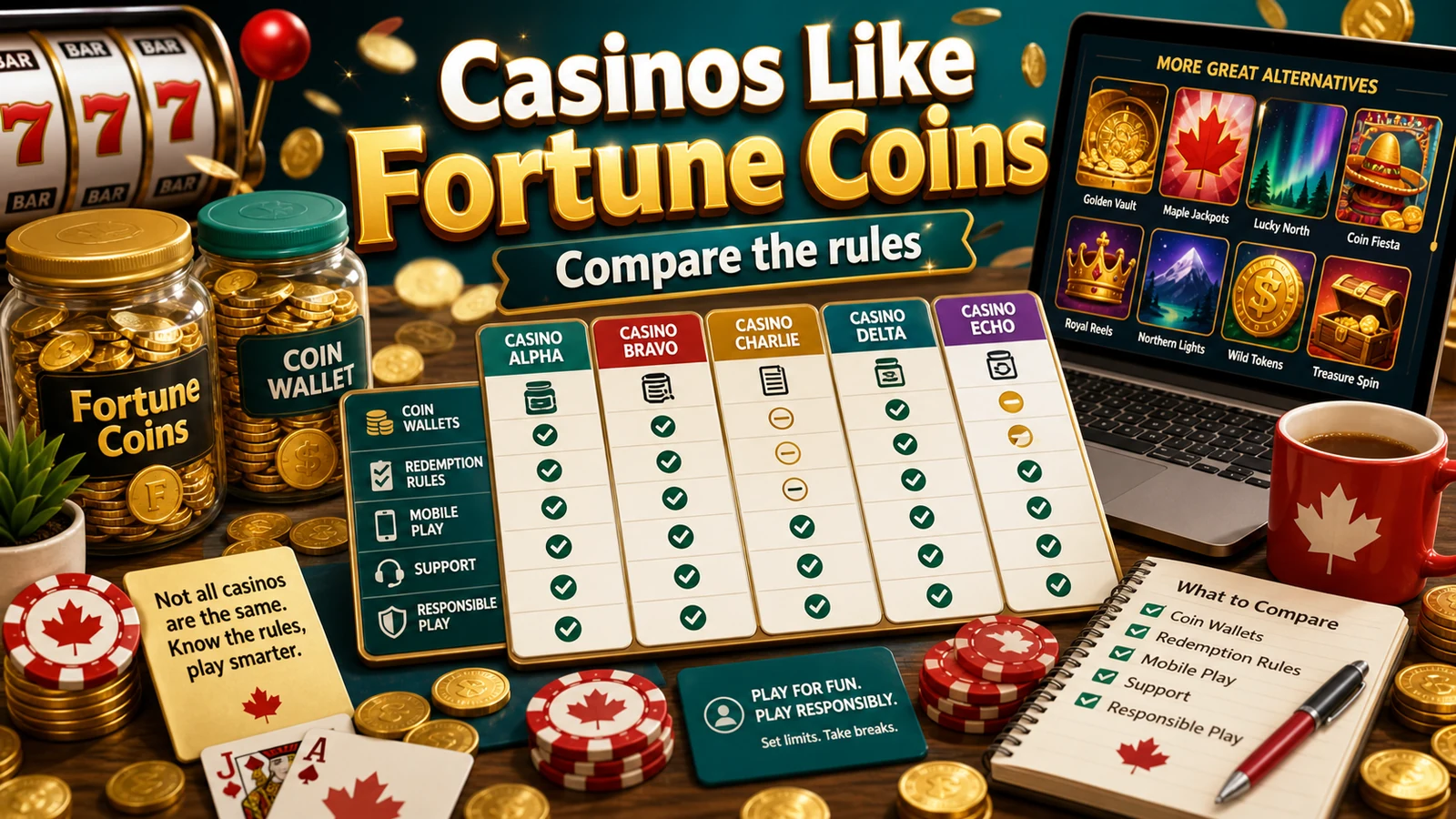 Casinos Like Fortune Coins content banner